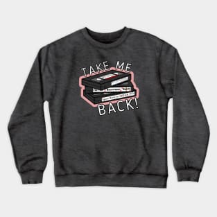 Take Me Back! Vintage 90’s Pop Groups On Tape Crewneck Sweatshirt